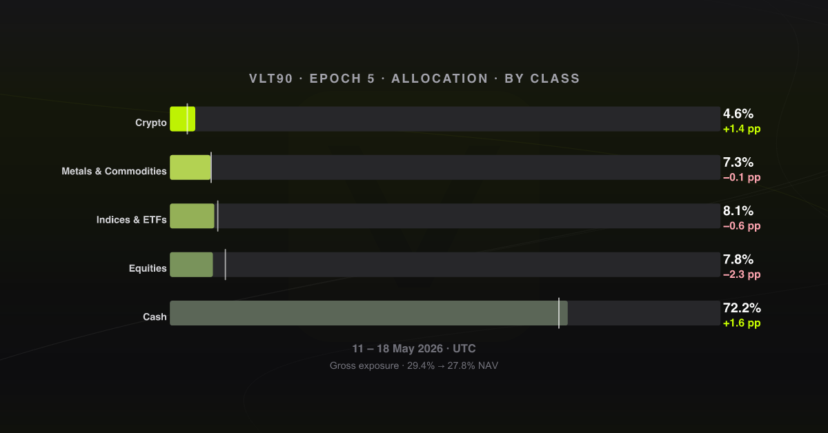 Allocation by asset class, epoch 5
